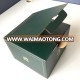 Matt finishing golden foil stamped strong E flute cardboard ceramics protection packaging gift box