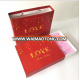 Custom designed high quality pink cardboard small paper gift box