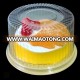 popular clear plastic cake box/Plastic transparent birthday cake box price